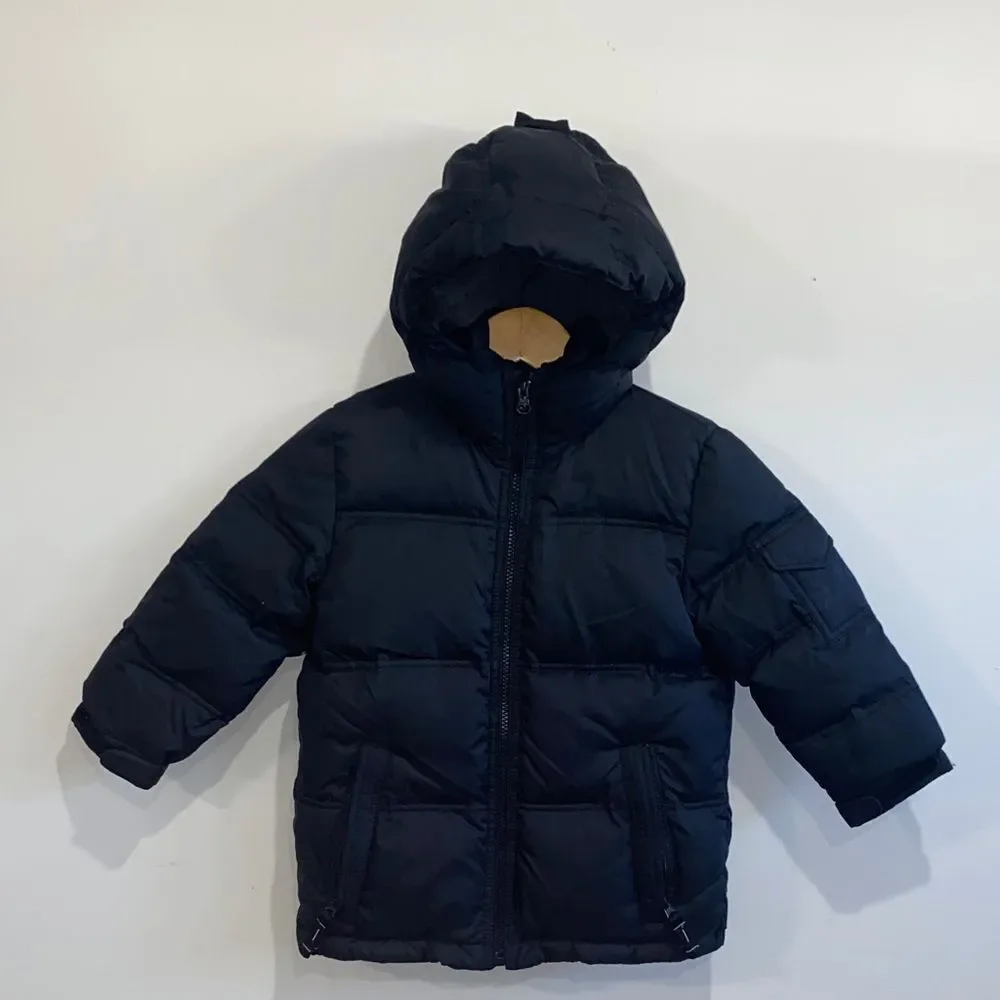 GAP Kids Boys Black Puffer Jacket XS (4-5)